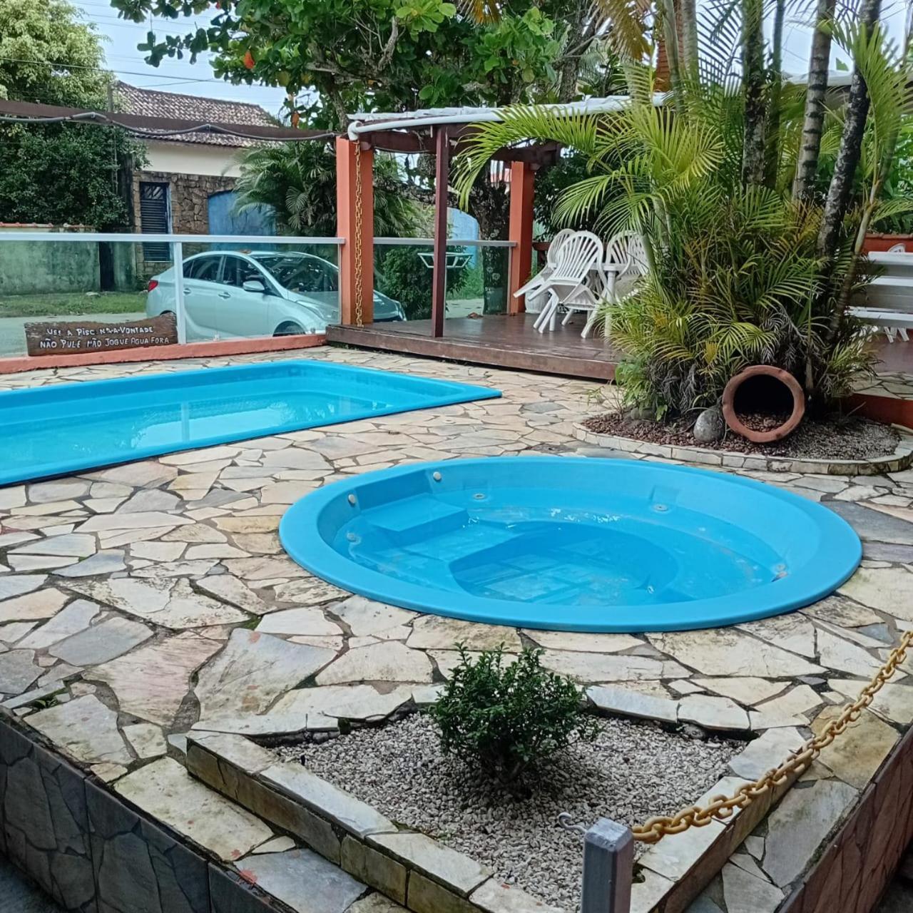 Pousada Gaivotas Do Guarau Peruibe Bagian luar foto